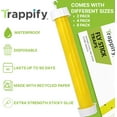 thumbnail image 2 of Trappify Hanging Fly Traps Outdoor: Fruit for Indoors | Gnat Trap House Indoor - Disposable Sticky Pest Control (2 Pack), 2 of 5