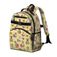thumbnail image 1 of Staffordshire Bull Terrier and Sunflowers Cute School Backpack Bag for School with Padded Back and Adjustable Shoulder Straps 15.25"x11.5"x5.25", 1 of 2