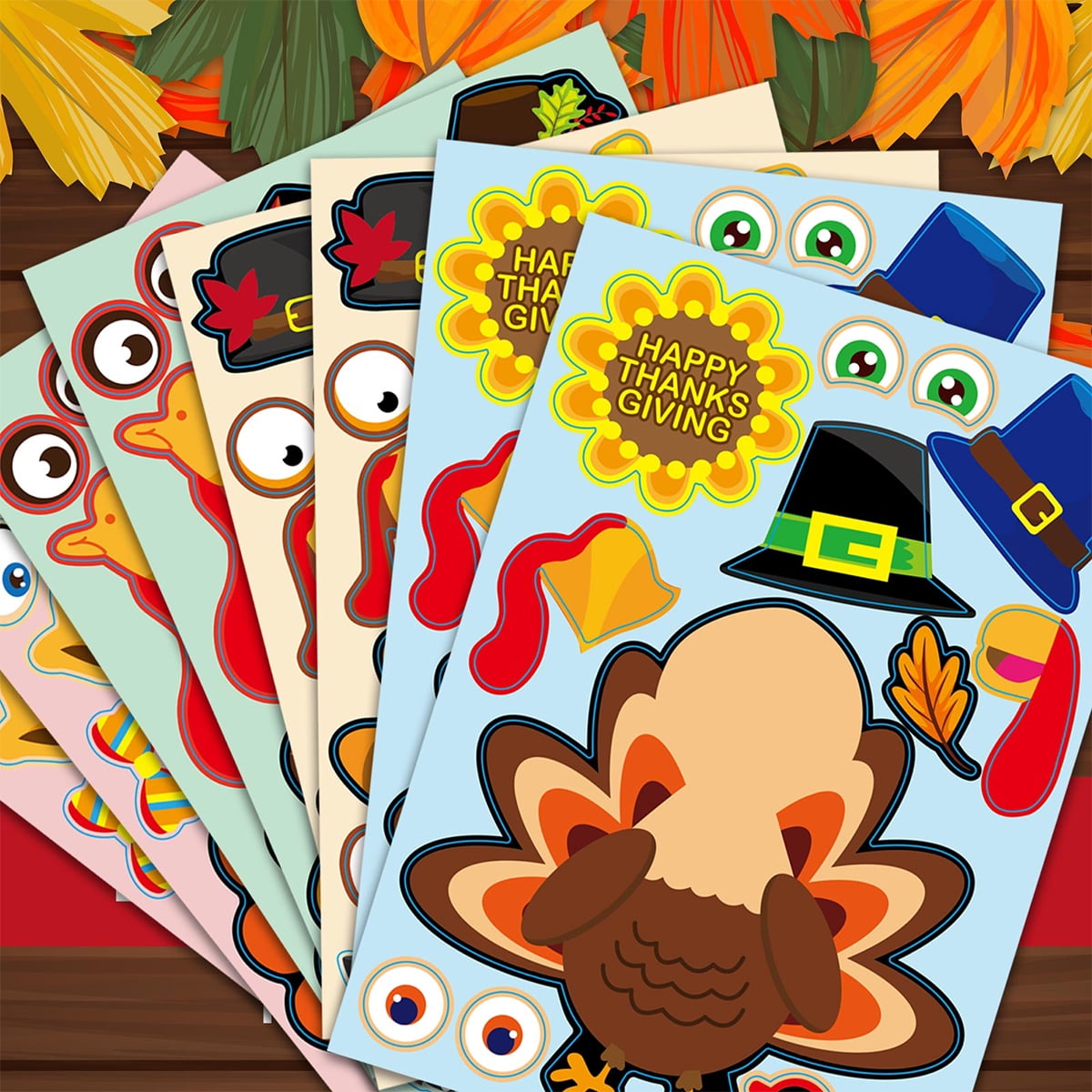 MISS FANTASY Thanksgiving Stickers Thanksgiving Stickers for Kids 300 PCS  Happy Thanksgiving Turkey Stickers for Cards Turkey Stickers for Kids  Envelope Thanksgiving Party Supplies: Buy Online at Best Price in UAE 