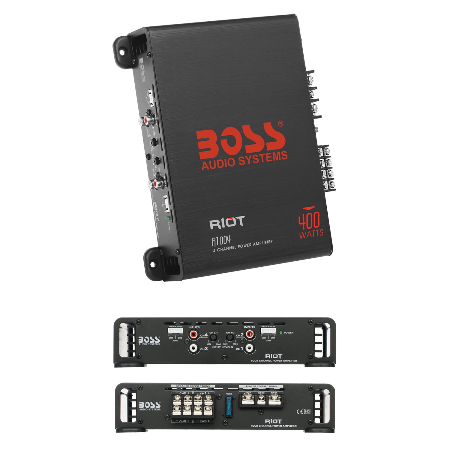 Buy BOSS Audio Systems R1004 Riot Series Car Audio Amplifier 400 High