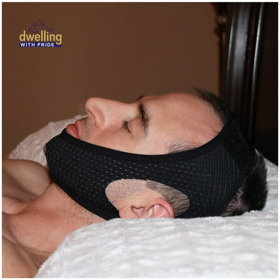Dwelling with Pride Chin Strap for Snoring, Ideal for Men & Women CPAP Users, 1 Count