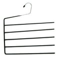 thumbnail image 1 of Pants Rack Multi-layer Open Design Space-saving Wrinkle-free Multipurpose Efficient Closet Organization Hanger Black One Size, 1 of 13