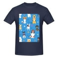 thumbnail image 4 of Bingfone Cute Dogs Men'S Loose Fit Short-Sleeve Pocket T-Shirt, 4 of 7