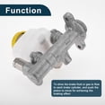thumbnail image 5 of Unique Bargains Brake Master Cylinder for Nissan Sentra 1995-2000 Durable No.4601050Y02 Engine Compartment Hydraulic Master Cylinder Silver Tone,White 1 Pcs, 5 of 7