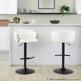 thumbnail image 5 of LumiSource Claire Adjustable Barstool - Set of 2, 5 of 11