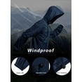 thumbnail image 4 of Off Road Ventures Mens Waterproof Rain Jacket Hood Packable Windbreaker Lightweight Raincoat for Outdoor Golf Hiking, 4 of 7