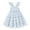 Blue floral, variant on Baby Girls Summer Sleeveless Dress Kid Princess Flower Beach Butterfly Sundress for 18-24 Months