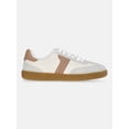 thumbnail image 2 of Wonder Nation Little and Big Girls Casual Soccer Sneakers with Ribbon Laces, 2 of 6