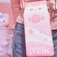 thumbnail image 5 of Strawberry Milk Cat Purse | Pink Kawaii Anime Crossbody Bag, 5 of 6