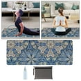 thumbnail image 6 of Yoga Mat Exercise Mat Tear Resistant Folding Yoga Blanket Men Women Yoga Pad with Storage Bag for Muscle Building Fitness Pilates, 6 of 8