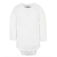 thumbnail image 3 of 4-Pack Baby Neutral White Long Sleeve Bodysuits 12-Months, 3 of 3