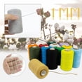 thumbnail image 3 of shiyou-Macrame Cord 1mm x 426 Yard Natural Cotton String Twine Macrame Rope Yarn, Colored String Craft Cord for DIY Jewelry Making Wall Hanging Gift Wrapping Decoration (Dark Green), 3 of 4