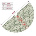 thumbnail image 3 of Pofeuu Leaves Print Christmas Tree Skirt, Merry Christmas Skirt Xmas Tree Ornaments for Xmas Holiday Party Decorations-36", 3 of 7