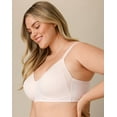 thumbnail image 2 of Playtex Full-Coverage Wireless T-Shirt Bra, Moisture-Wicking  Heirloom White 36D Women's, 2 of 3