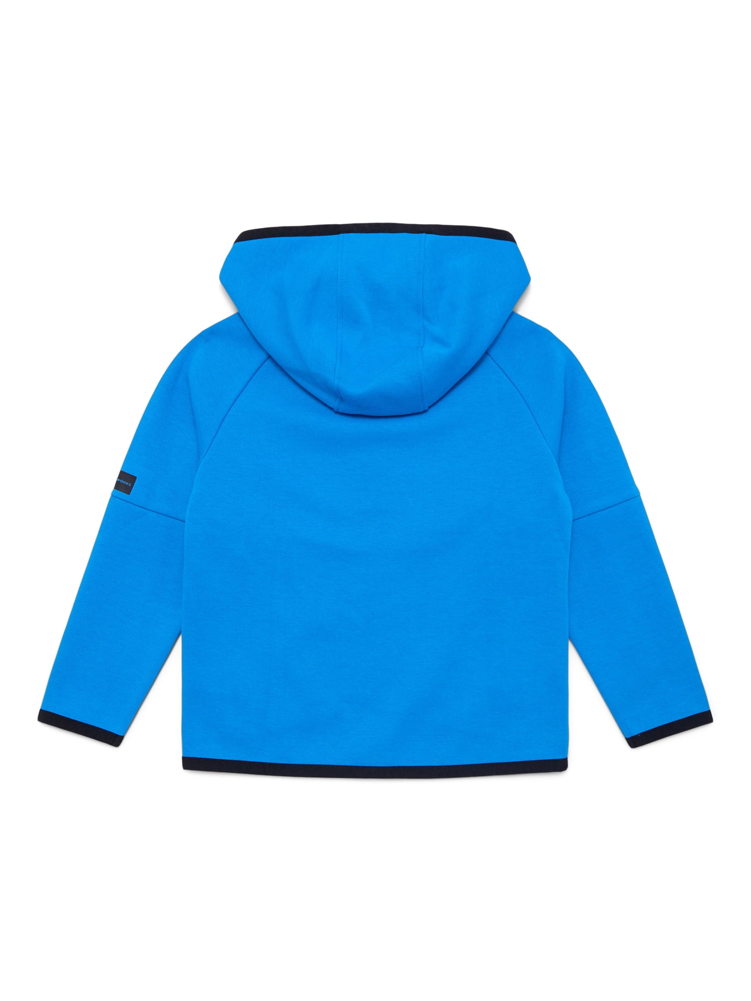 Athletic Works Boys Double Knit Zip Hoodie, Midweight, Sizes 4-18 & Husky