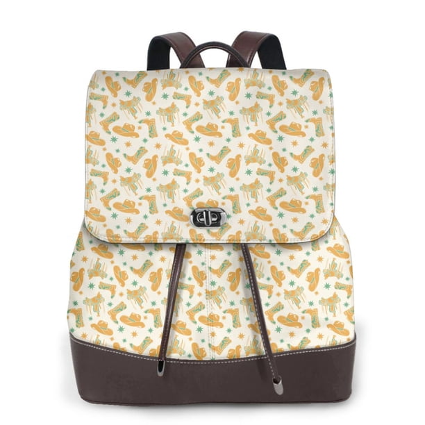 Fotbe Cowgirl Boots 3 Mochila Bolso con Estampado para Mujer, Mochila Antirrobo de Nylon Impermeable, Bolsa Ligera de Hombro