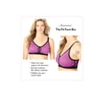 thumbnail image 4 of Amoureuse Women's Plus Size Seamless Velvet Trim Support Bra, 4 of 5