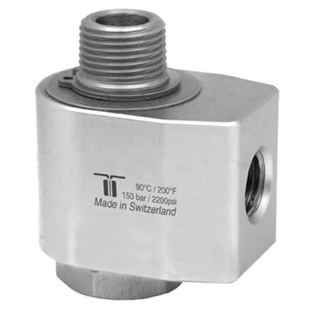 Mosmatic Rotary Union,1.77"L,Brass,RH 40.032