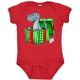 thumbnail image 3 of Inktastic Christmas Dinosaur Gift from Santa Boys or Girls Baby Bodysuit, 3 of 5