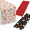 Beige, Black, Red-Stylish Style, variant on 3 Holiday Table Runners Seasonal Decor 13x72 Inch