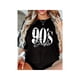 thumbnail image 1 of Vintage - washed tee featuring the “90's Babe” nostalgic phrase design, 1 of 6