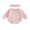 Pink, variant on RUINIXCW Baby Girl Fall Outfits Long Sleeve Letter Embroidery Romper with Headband