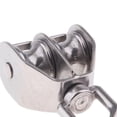 thumbnail image 3 of jinwen 25mm Double Sheave Swivel Lifting Rope Rope Pulley Block 304 Stainless Steel M25, 3 of 7