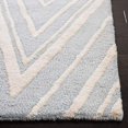 thumbnail image 4 of Safavieh Cambridge 8' X 10' Hand Tufted Wool Rug in Gray and Ivory, 4 of 5