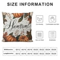 thumbnail image 5 of PHYHOO Fall Pillow Covers, Pumpkins Autumn Thanksgiving Decor, Farmhouse Throw Pillow Cushion Cases for Home Party Sofa Couch (Orange), 5 of 5