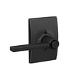 thumbnail image 2 of Schlage F40 LAT 622 CEN Collection Century Verrouillage de Confidentialité Levier, Noir Mat, 2 of 7