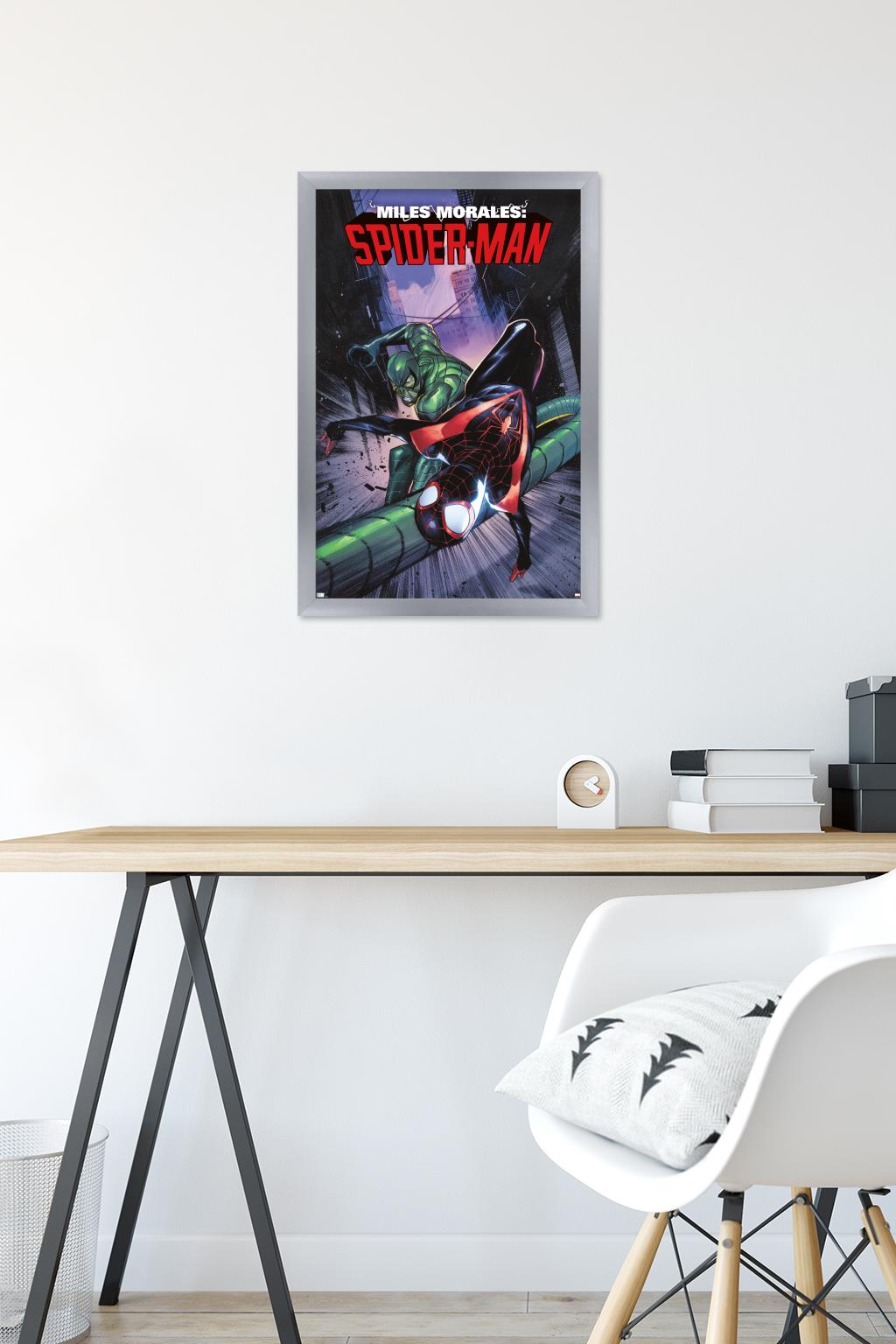 Marvel Comics - Miles Morales: Spider-Man #2 Wall Poster, 14.725" x 22.375" Framed