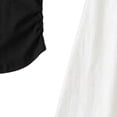 thumbnail image 4 of ITSAME Girls Outfit Set, Crewneck Short Sleeve T-Shirt and Wide Leg Pants Summer Fashion Casual Set 2-Piece Black Size 12, 4 of 4