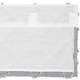 thumbnail image 6 of VHC Brands Frayed Lattice Curtain Valance, Creme & Black, 16x60, 6 of 6