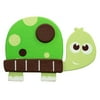 Plaid Wood Painted Turtle Shape, 1 Each