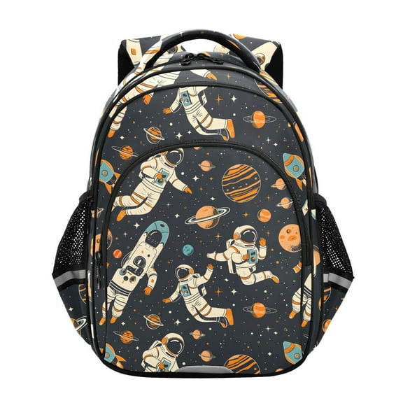 ALAZA Astronauts Space Universe Planets School Backpack Elementary Bag Bookbag Travel Rucksack