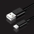 thumbnail image 4 of 10pcs 0.25M 1M 2m 3M 2A Type USB C Fast Quick Charging USb-C Data Charger Wire for Samsung Htc Lg for Xiaomi Huawei Phone 0.5m 1.5m (black,0.5m), 4 of 6