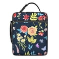 thumbnail image 5 of Wildflower Insulated Lunch Bag Box Women Reusable Lunch Tote Bag with Side Pocket Cooler Tote Bag Picnic Camping, 5 of 6
