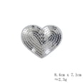 thumbnail image 2 of Pegatinas de tela con forma de corazón con lentejuelas bordadas por computadora, parches de tela con forma de estrella de cinco puntas, parches para ropa, pegatinas de tarjetas, 2 of 6