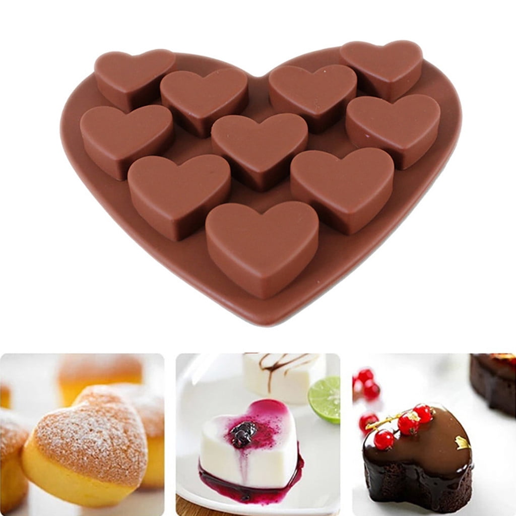 Double Heart Love Candy Silicone Chocolate Mold Cake Fondant Tray mould ICE Cube Double Heart Love Candy Silicone Chocolate Mold Cake Fondant Tray mould ICE Cube