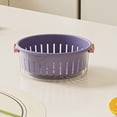 thumbnail image 4 of Ouble-layer Plastic Washing Basin Multi-functional Living Room Basket Kitchen Artifact Household Fruit Washing Fruit Vegetable Basket, 4 of 6