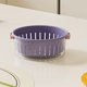 thumbnail image 4 of Ouble-layer Plastic Washing Basin Multi-functional Living Room Basket Kitchen Artifact Household Fruit Washing Fruit Vegetable Basket, 4 of 6