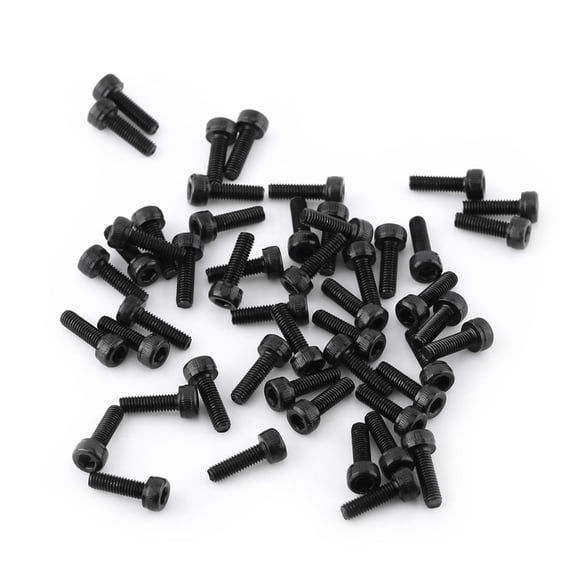 M3 Hex Socket Head Cap Screws Bolts Assortment Kit Metric Allen Hex Socket Head Cap Screws Bolts, 12.9 Grade Alloy Steel