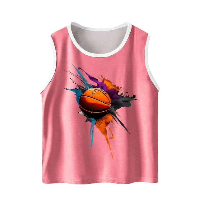 VEKDONE Camisole Sans Manches Douce à Imprimé Dégradé Mignon pour Enfants Garçons