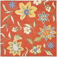 thumbnail image 6 of SAFAVIEH Blossom Mindy Floral Flowers Wool Area Rug, Rust/Multi, 2'6" x 4', 6 of 10