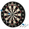thumbnail image 7 of Narwhal Kingston Official Size Bristle Dartboard Set with 6 Steel Tip Darts, Easy Hang Design, 7 of 7