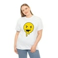 thumbnail image 4 of Dripping smiley face graphic t shirt Unisex Heavy Cotton Tee, 4 of 8