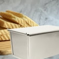 thumbnail image 4 of Bread Pan with Lid Non-stick Toast Bread Pan Metal Loaf Bread Pan Baking Bread Mold, 4 of 8
