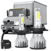 WVKVII For Hino 145 165 185 258 268 338 LED Headlight 72W, 6000K Cool White Bulb 2 Pack