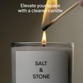 thumbnail image 2 of Vela de Santal y vetiver con aroma a sal y piedra, 250 ml, 50 h Burn, 2 of 4