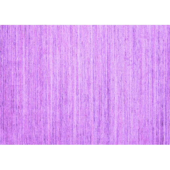 Ahgly Company Indoor Rectangle Abstract Purple Contemporary Area Rugs, 5' x 8'